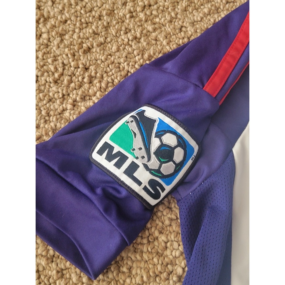 Adidas MLS  White Real Salt Lake LifeVantage Soccer Jersey Men's Size S 2013 VTG - Picture 4 of 6